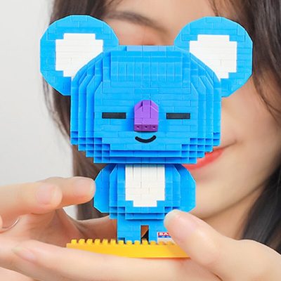 Balody 18146 Animal World Koala Bear Smile Stand Pet Doll Model Mini Diamond Blocks Bricks Building 1 - LOZ MALL