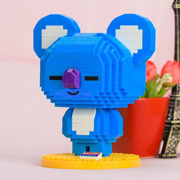 Balody 18146 Animal World Koala Bear Smile Stand Pet Doll Model Mini Diamond Blocks Bricks Building 3 - LOZ MALL