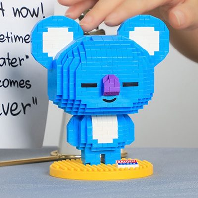Balody 18146 Animal World Koala Bear Smile Stand Pet Doll Model Mini Diamond Blocks Bricks Building 5 - LOZ MALL