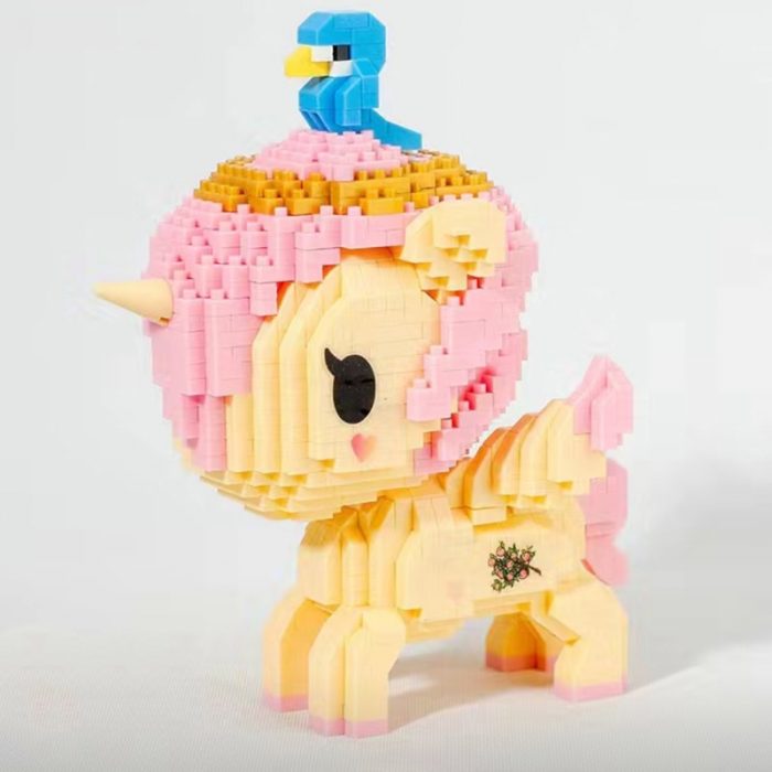 Balody 18188 Animal World Unicorn Peach Bird Fly Horse Monster Pet Doll DIY Mini Diamond Blocks 1 - LOZ MALL