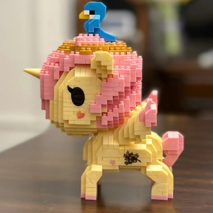 Balody 18188 Animal World Unicorn Peach Bird Fly Horse Monster Pet Doll DIY Mini Diamond Blocks 4 - LOZ MALL