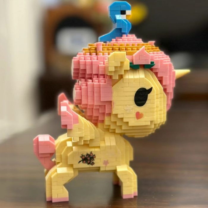 Balody 18188 Animal World Unicorn Peach Bird Fly Horse Monster Pet Doll DIY Mini Diamond Blocks 5 - LOZ MALL