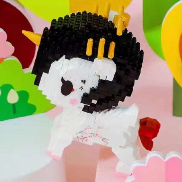 Balody 18189 Animal World Unicorn Plum Blossom Flower Fly Horse Monster Pet Mini Diamond Blocks Bricks 5 - LOZ MALL