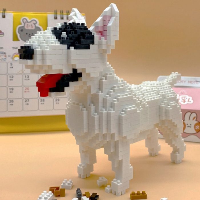 Balody 18245 Animal World Pit Bull Terrier Dog Stand Pet Doll Mini Diamond Blocks Bricks Building 1 - LOZ MALL