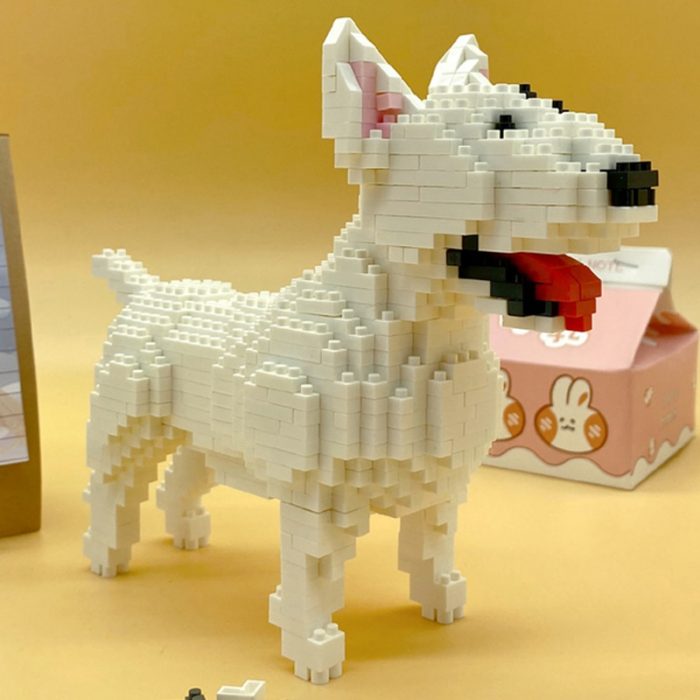 Balody 18245 Animal World Pit Bull Terrier Dog Stand Pet Doll Mini Diamond Blocks Bricks Building 2 - LOZ MALL