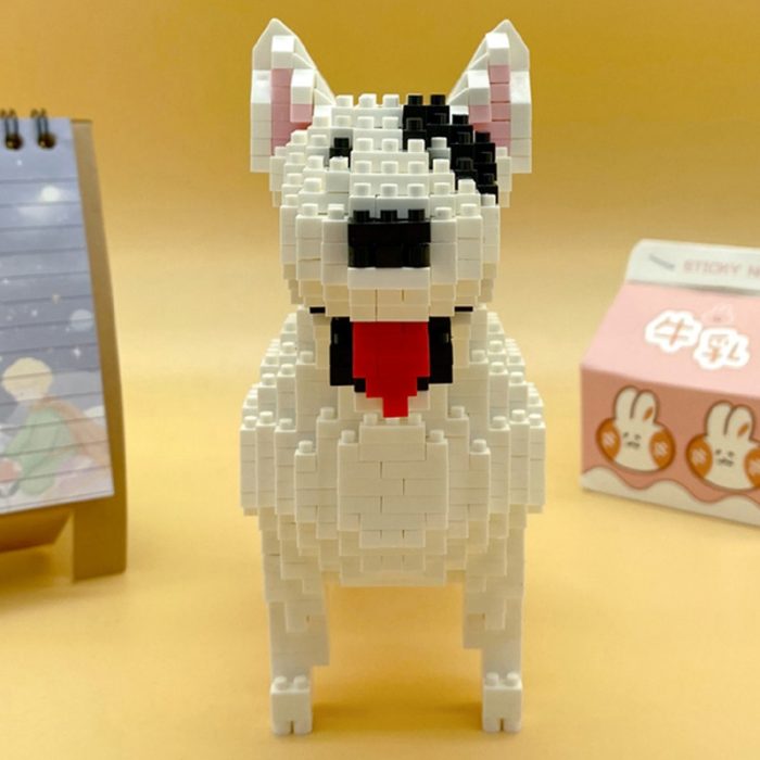 Balody 18245 Animal World Pit Bull Terrier Dog Stand Pet Doll Mini Diamond Blocks Bricks Building 3 - LOZ MALL