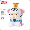 Balody 18259 White Tiger King Dressed up Bear Animal Disguise Mini Diamond Blocks Bricks Building Toy - LOZ MALL