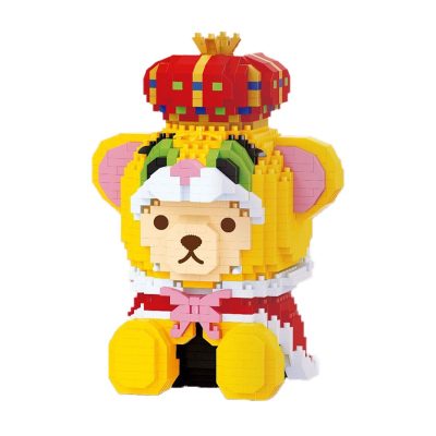 Balody 18260 Yellow Tiger King Dressed up Bear Animal Disguise Mini Diamond Blocks Bricks Building Toy 2 - LOZ MALL