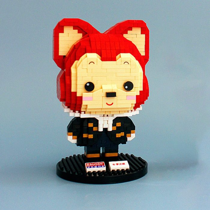 Balody 18304 Gentlema Little Red Baby Fox Boy Pet Cute Animal Model Mini Diamond Blocks Bricks 1 - LOZ MALL
