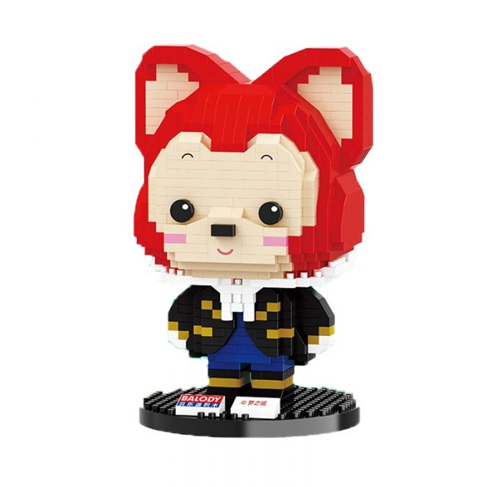 Balody 18304 Gentlema Little Red Baby Fox Boy Pet Cute Animal Model Mini Diamond Blocks Bricks 3 - LOZ MALL