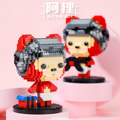 Balody 18313 Army Little Red Baby Fox Gun Boy Pet Cute Animal Model Mini Diamond Blocks 3 - LOZ MALL