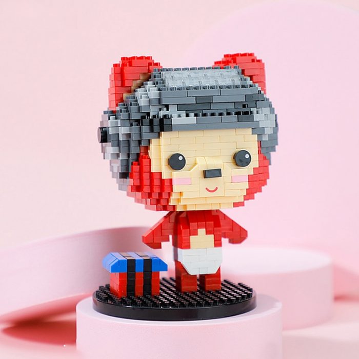 Balody 18314 Army Pilot Little Red Baby Fox Boy Pet Cute Animal Mini Diamond Blocks Bricks 1 - LOZ MALL