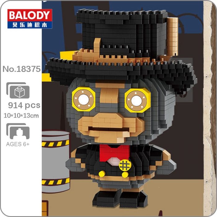Balody 18375 Game Identity Guard Duck Gentleman Animal Monster DIY Mini Diamond Blocks Bricks Building Toy - LOZ MALL