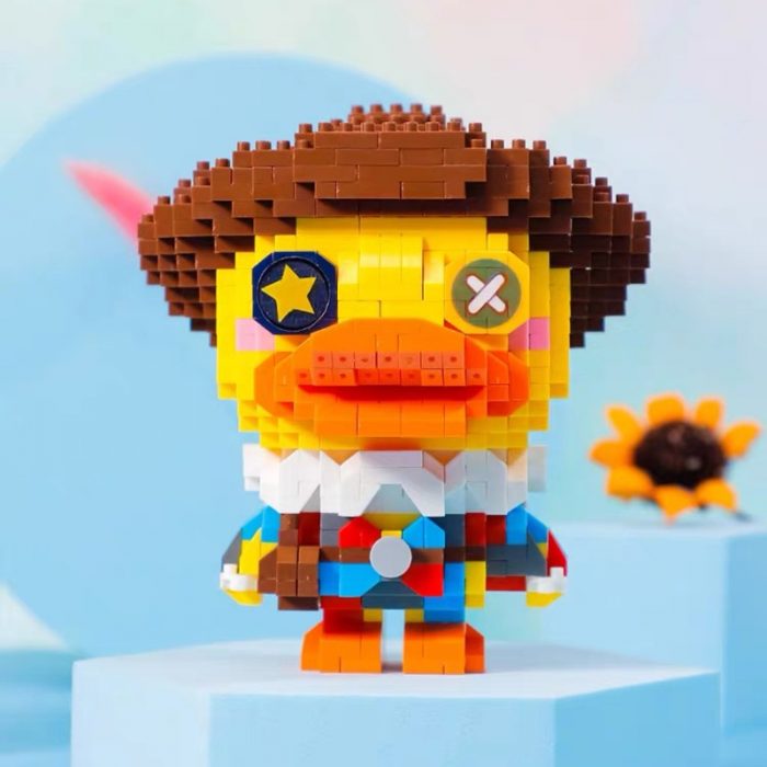 Balody 18376 Game Identity Acrobat Duck Clown Animal Monster Mini Diamond Blocks Bricks Building Toy for 1 - LOZ MALL