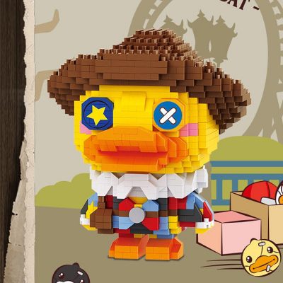 Balody 18376 Game Identity Acrobat Duck Clown Animal Monster Mini Diamond Blocks Bricks Building Toy for 4 - LOZ MALL