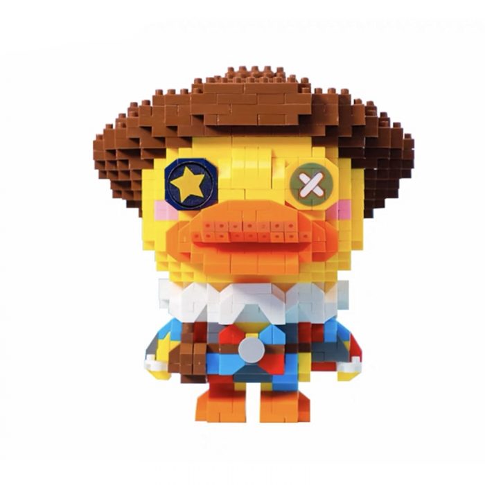 Balody 18376 Game Identity Acrobat Duck Clown Animal Monster Mini Diamond Blocks Bricks Building Toy for 5 - LOZ MALL