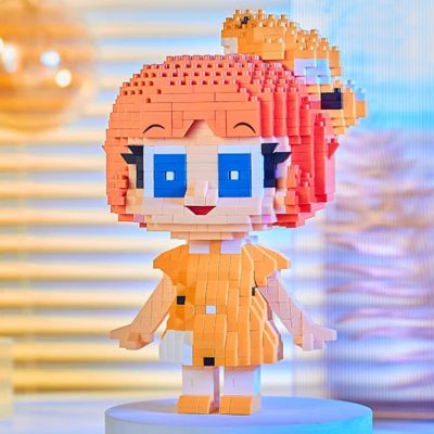 Balody 18419 Anime Mighty Atom Astro Boy Suzu Robot Girl Doll Mini Diamond Blocks Bricks Building 1 - LOZ MALL