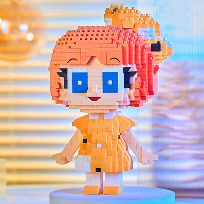 Balody 18419 Anime Mighty Atom Astro Boy Suzu Robot Girl Doll Mini Diamond Blocks Bricks Building 1 - LOZ MALL