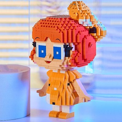 Balody 18419 Anime Mighty Atom Astro Boy Suzu Robot Girl Doll Mini Diamond Blocks Bricks Building 3 - LOZ MALL