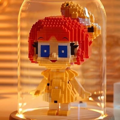 Balody 18419 Anime Mighty Atom Astro Boy Suzu Robot Girl Doll Mini Diamond Blocks Bricks Building 4 - LOZ MALL