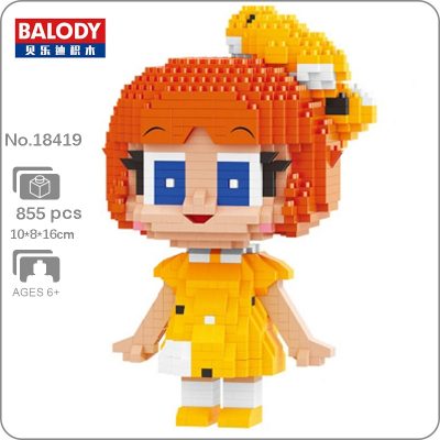Balody 18419 Anime Mighty Atom Astro Boy Suzu Robot Girl Doll Mini Diamond Blocks Bricks Building - LOZ MALL