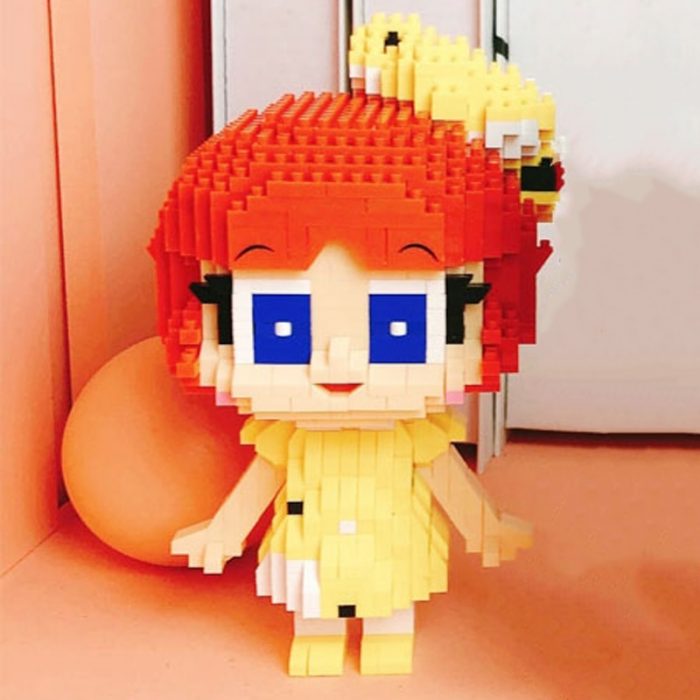Balody 18419 Anime Mighty Atom Astro Boy Suzu Robot Girl Doll Mini Diamond Blocks Bricks Building 5 - LOZ MALL