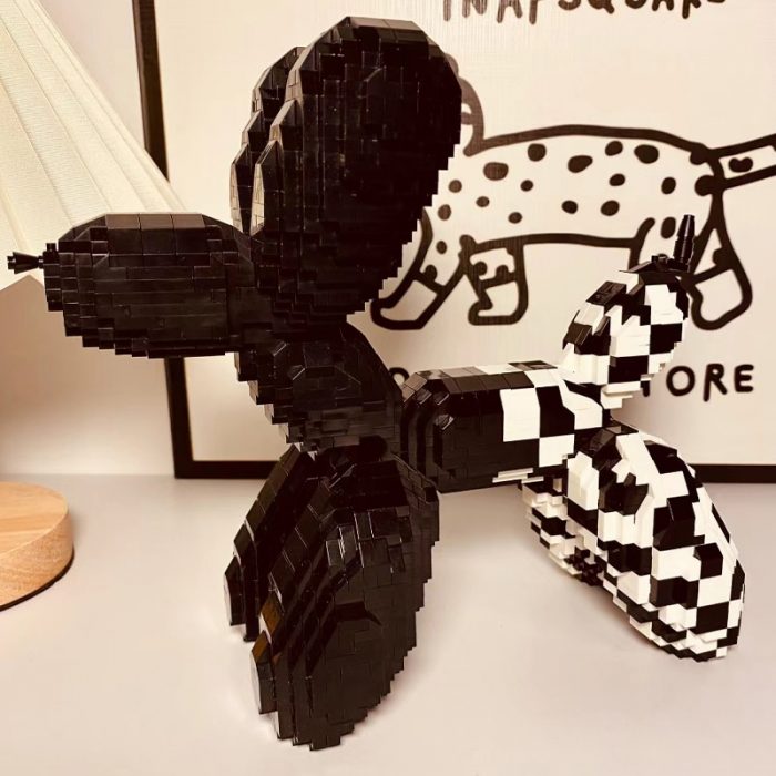Balody 18442 Animal World Black Balloon Dog Puppy Mosaic Pet 3D Mini Diamond Blocks Bricks Building 2 - LOZ MALL