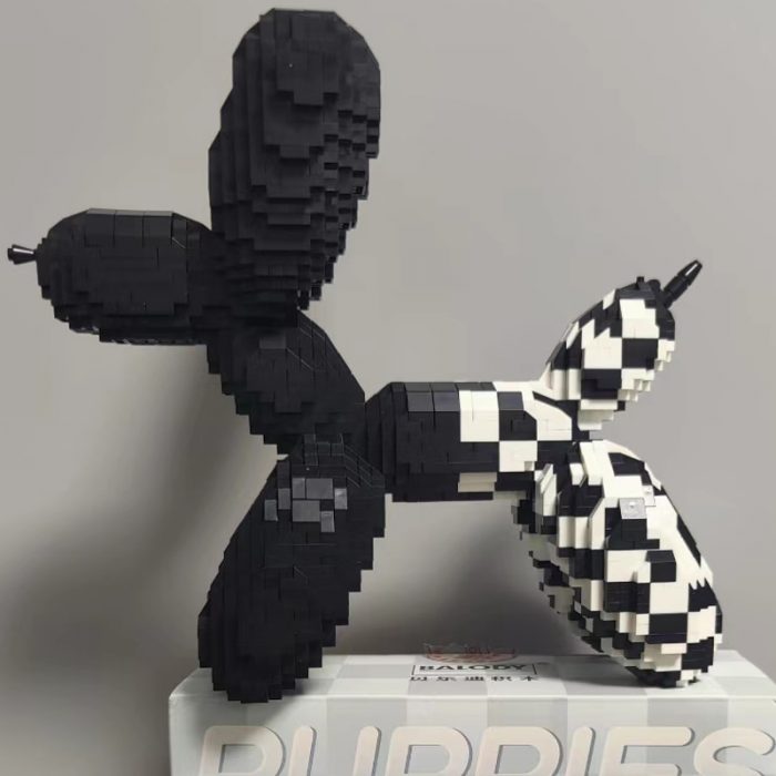 Balody 18442 Animal World Black Balloon Dog Puppy Mosaic Pet 3D Mini Diamond Blocks Bricks Building 3 - LOZ MALL