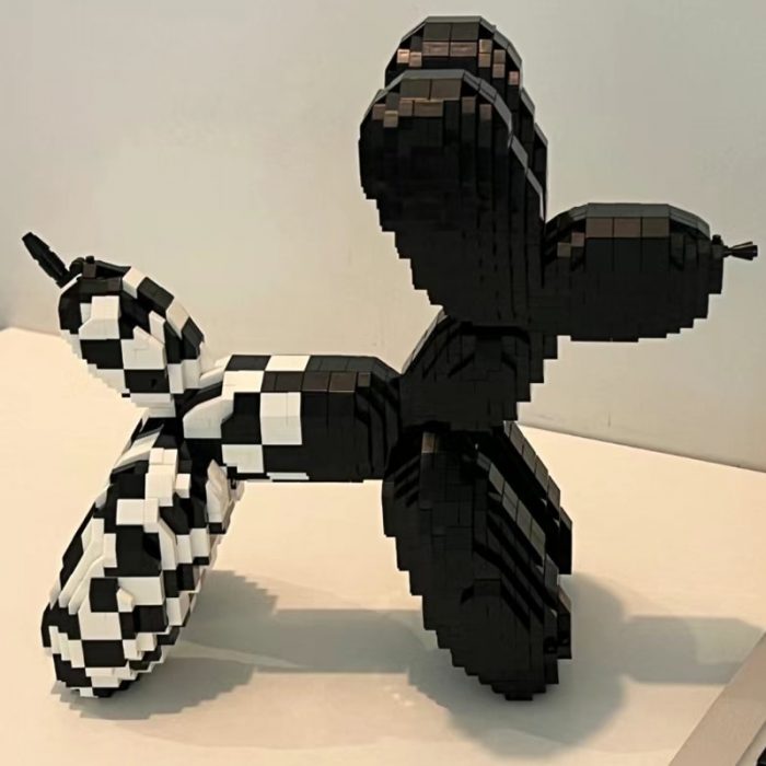 Balody 18442 Animal World Black Balloon Dog Puppy Mosaic Pet 3D Mini Diamond Blocks Bricks Building 5 - LOZ MALL
