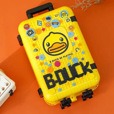 Balody 21061 Duck Travel Suitcase London Eye Big Ben Tower Bridge Train DIY Mini Blocks Bricks 5 - LOZ MALL