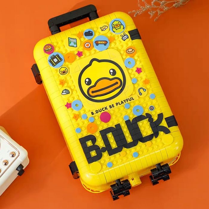Balody 21061 Duck Travel Suitcase London Eye Big Ben Tower Bridge Train DIY Mini Blocks Bricks 5 - LOZ MALL