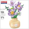 Balody 21091 Eternal Flower Vase Violet Gypsophila Herb Plant Bottle 3D Mini Blocks Bricks Building Toy - LOZ MALL