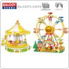 Balody Duck Amusement Park Merry go round Carousel Ferris Wheel Food Truck Pet Car Mini Blocks - LOZ MALL