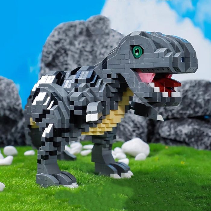 Balody Jurassic Period Dinosaur Tyrannosaurus Rex Stegosaurus Plesiosaur DIY Mini Diamond Blocks Bricks Building Toy Gift 2 - LOZ MALL