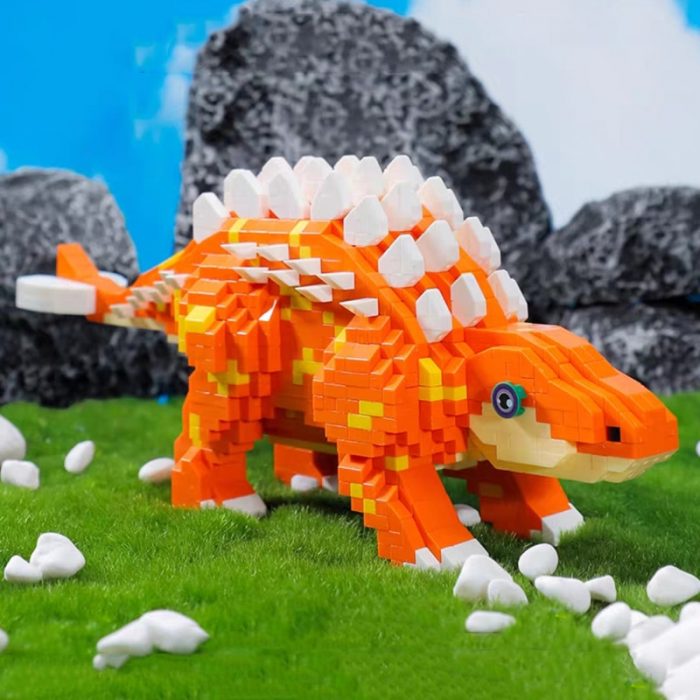 Balody Jurassic Period Dinosaur Tyrannosaurus Rex Stegosaurus Plesiosaur DIY Mini Diamond Blocks Bricks Building Toy Gift 3 - LOZ MALL