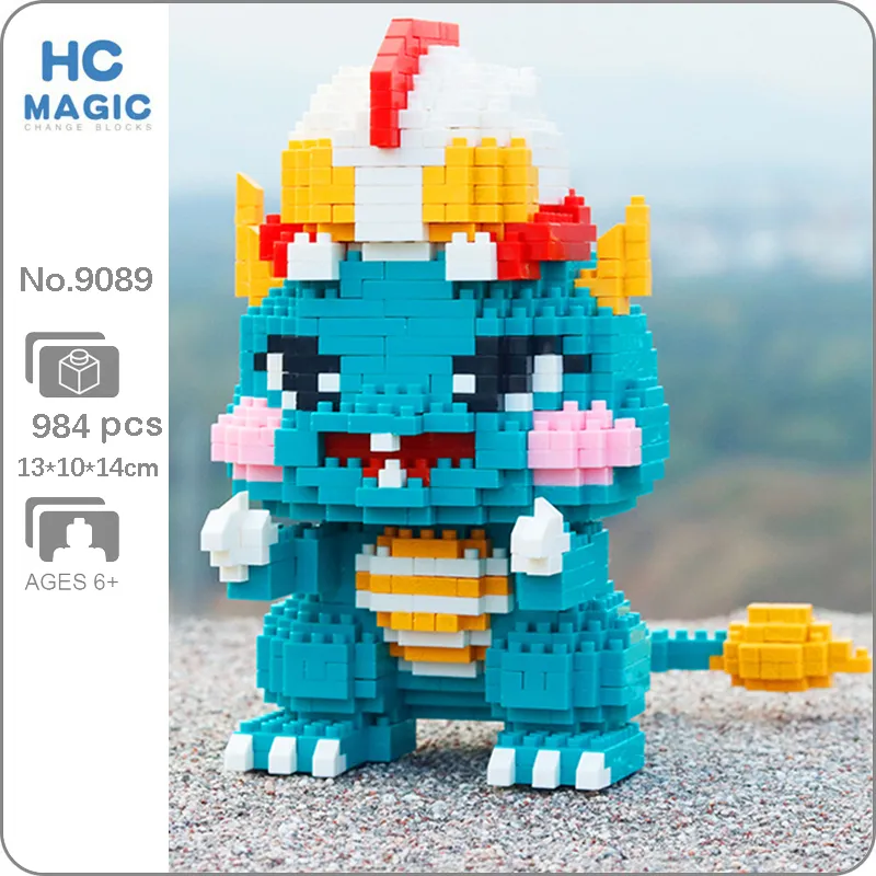 HC 9089 Space Hero Ultraman Alien Dragon Monster Warrior Pet Doll 3D Mini Diamond Blocks Bricks - LOZ MALL