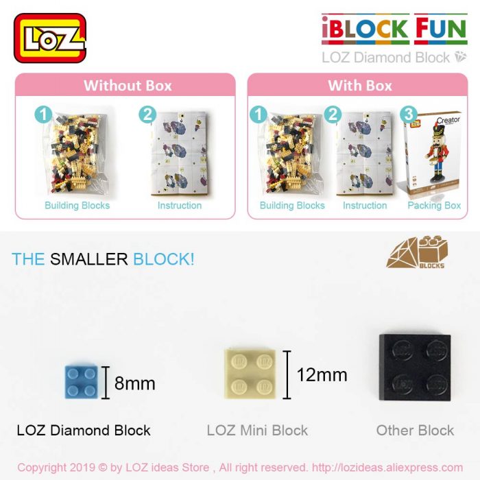 LOZ Diamond Blocks Cartoon Animal Bear Anime Lion Assembly Figure Building Blocks Enlighten Micro Brick Funny 5 - LOZ MALL