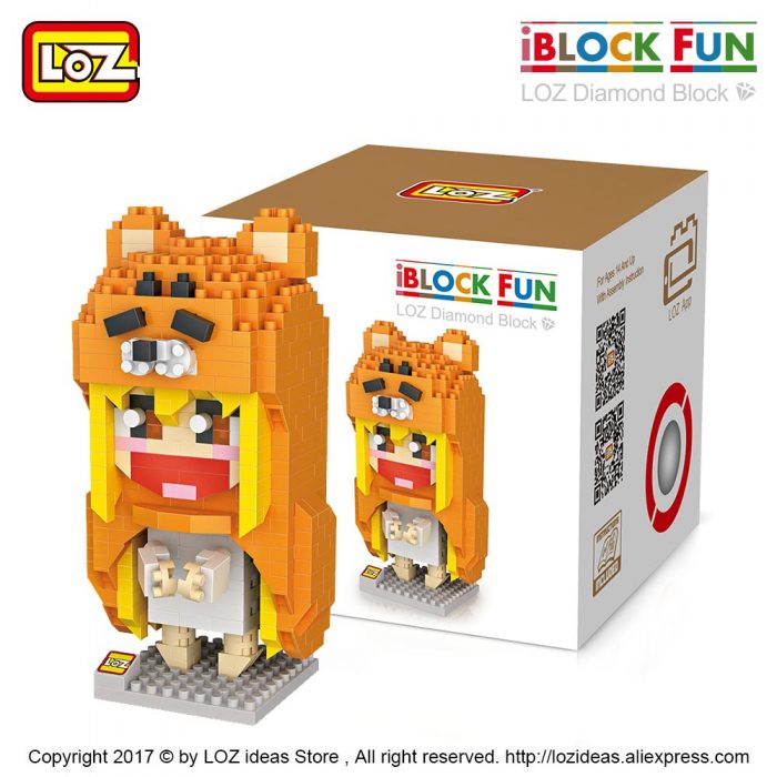 LOZ Diamond Blocks Figure Chibi Cute Kawaii Dolls Mini Japanese Anime Action Figures Acg Toy Assembly 1 - LOZ MALL