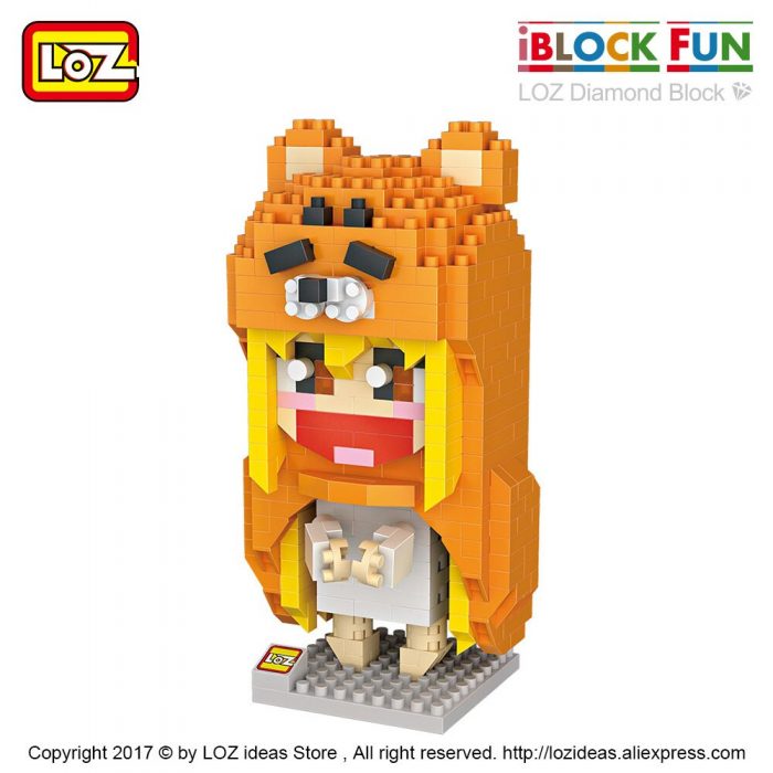 LOZ Diamond Blocks Figure Chibi Cute Kawaii Dolls Mini Japanese Anime Action Figures Acg Toy Assembly 2 - LOZ MALL