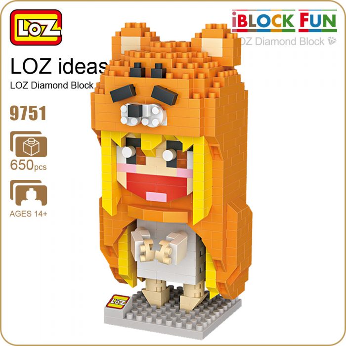 LOZ Diamond Blocks Figure Chibi Cute Kawaii Dolls Mini Japanese Anime Action Figures Acg Toy Assembly - LOZ MALL