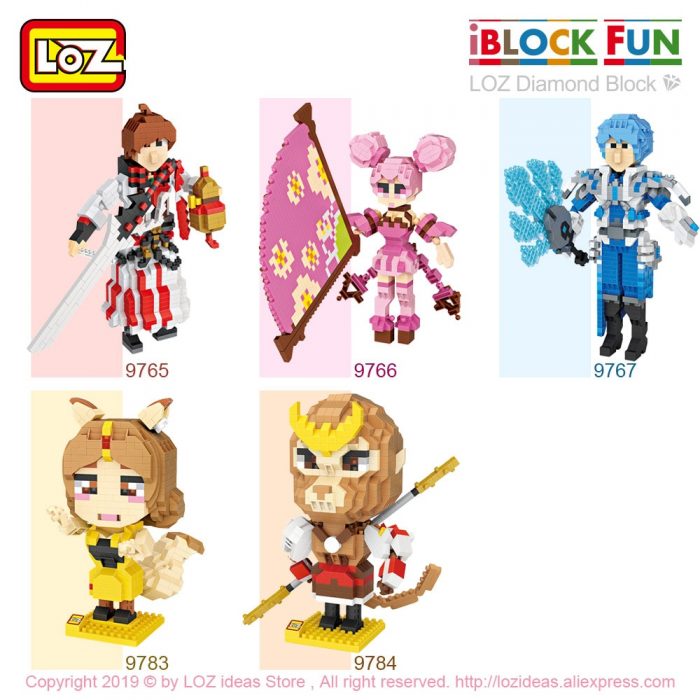 LOZ Diamond Blocks Game Character Ancient Chinese Hero Building Blocks Figures Brick Toys for Children Sun 1 - LOZ MALL