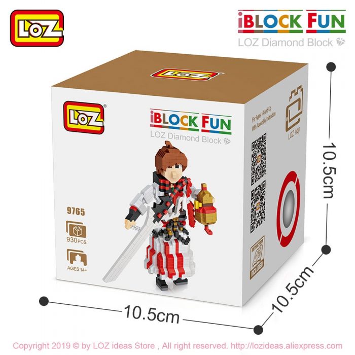 LOZ Diamond Blocks Game Character Ancient Chinese Hero Building Blocks Figures Brick Toys for Children Sun 4 - LOZ MALL