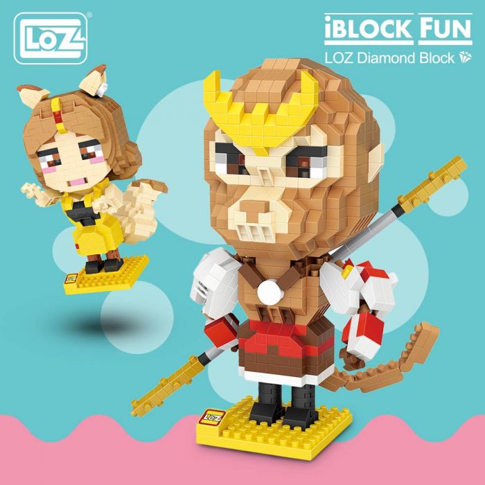 LOZ Diamond Blocks Game Character Ancient Chinese Hero Building Blocks Figures Brick Toys for Children Sun - LOZ MALL