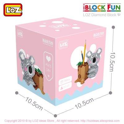 LOZ Diamond Blocks Koala Pen Holder Cute Animal Micro Building Brick Blocks Creative Decompression Toy Children 3 - LOZ MALL