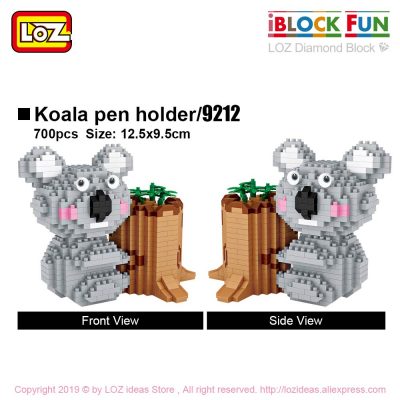 LOZ Diamond Blocks Koala Pen Holder Cute Animal Micro Building Brick Blocks Creative Decompression Toy Children 4 - LOZ MALL