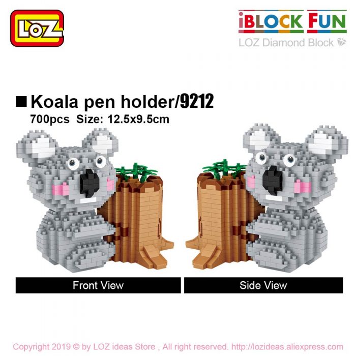 LOZ Diamond Blocks Koala Pen Holder Cute Animal Micro Building Brick Blocks Creative Decompression Toy Children 4 - LOZ MALL