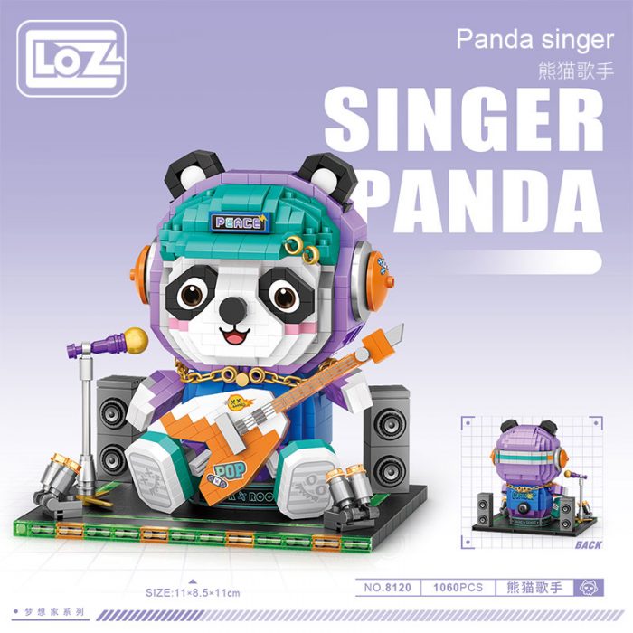 LOZ Dreamer Panda Singer Microparticle Building Blocks Adult Puzzle Assembly Tide Play National Tide Model Toys 2 - LOZ MALL