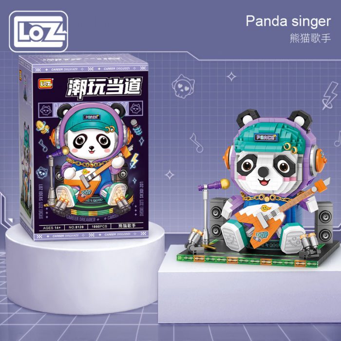 LOZ Dreamer Panda Singer Microparticle Building Blocks Adult Puzzle Assembly Tide Play National Tide Model Toys 3 - LOZ MALL