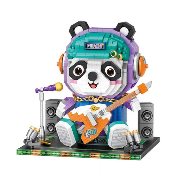 LOZ Dreamer Panda Singer Microparticle Building Blocks Adult Puzzle Assembly Tide Play National Tide Model Toys 5 - LOZ MALL