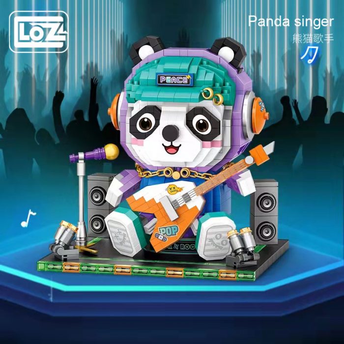 LOZ Dreamer Panda Singer Microparticle Building Blocks Adult Puzzle Assembly Tide Play National Tide Model Toys - LOZ MALL